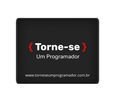 Mouse Pad em tecido Preto  TORNE-SE PROGRAMADOR